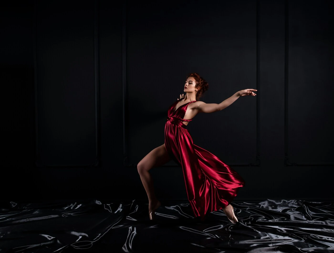 Tanzworkshop mit Licht und Bühnenatmosphäre